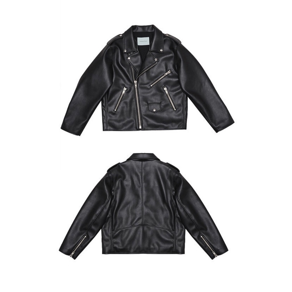 SOLD Instantfunk Faux Leather Biker Jacket